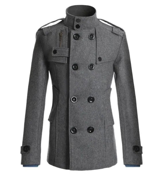 2026 New Men's Wool Overcoat Long Suit Men Woolen Windbreaker Man Woollen Coat Outer for Men Casual Wear Brand Mens Clothing