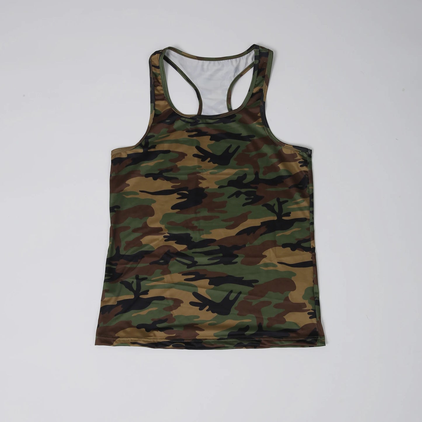Men Undershirt Tank Top Man Sleeveless Shirt Fitness Gym Clothing Camouflage Singlet Quick Dry Bodybuilding Muscle Vest Elastic