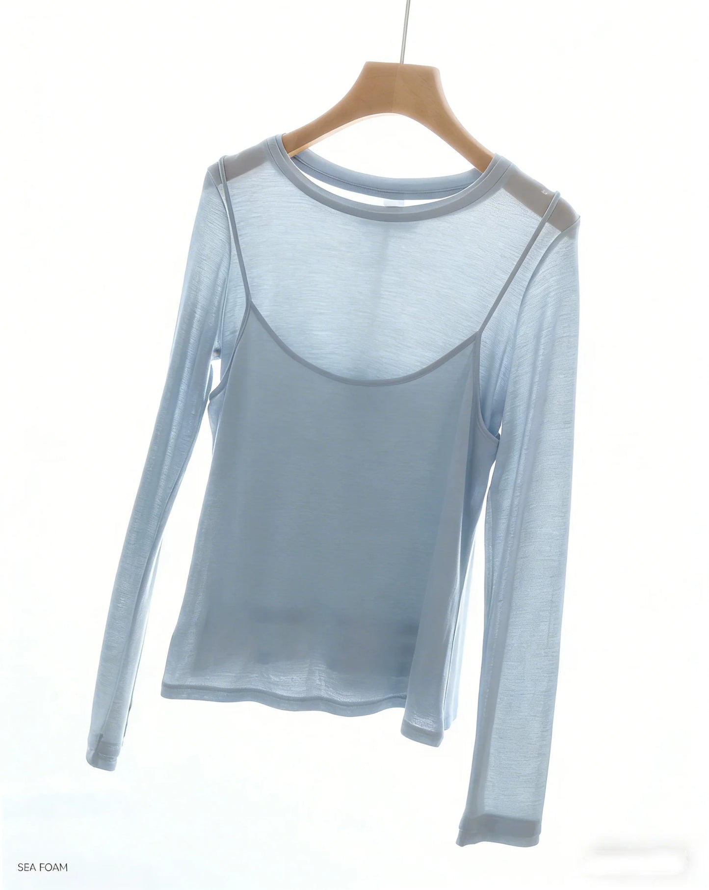 Hirsionsan 2026 New Basic Soft Elegant T Shirts Women Summer Autumn Loose Female Tees Ladies Chic Casual Knitted Soft Woman Tops