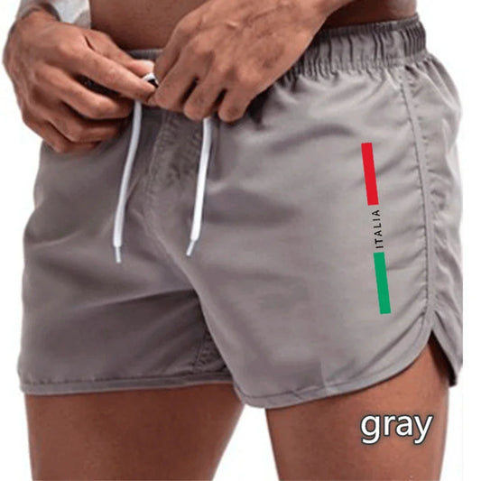 New men's quick-drying beach shorts fitness shorts summer swimwear leisure sports men's swimming tide beach - AliExpress