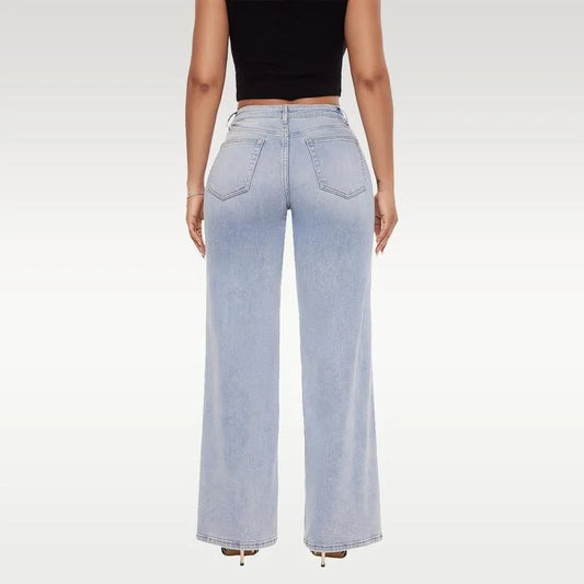Women's Jeans Low Waist Loose Floor Length Wide Leg Jeans Casual Daily Vacation Commuting All-match Vintage Y2k Streetwear