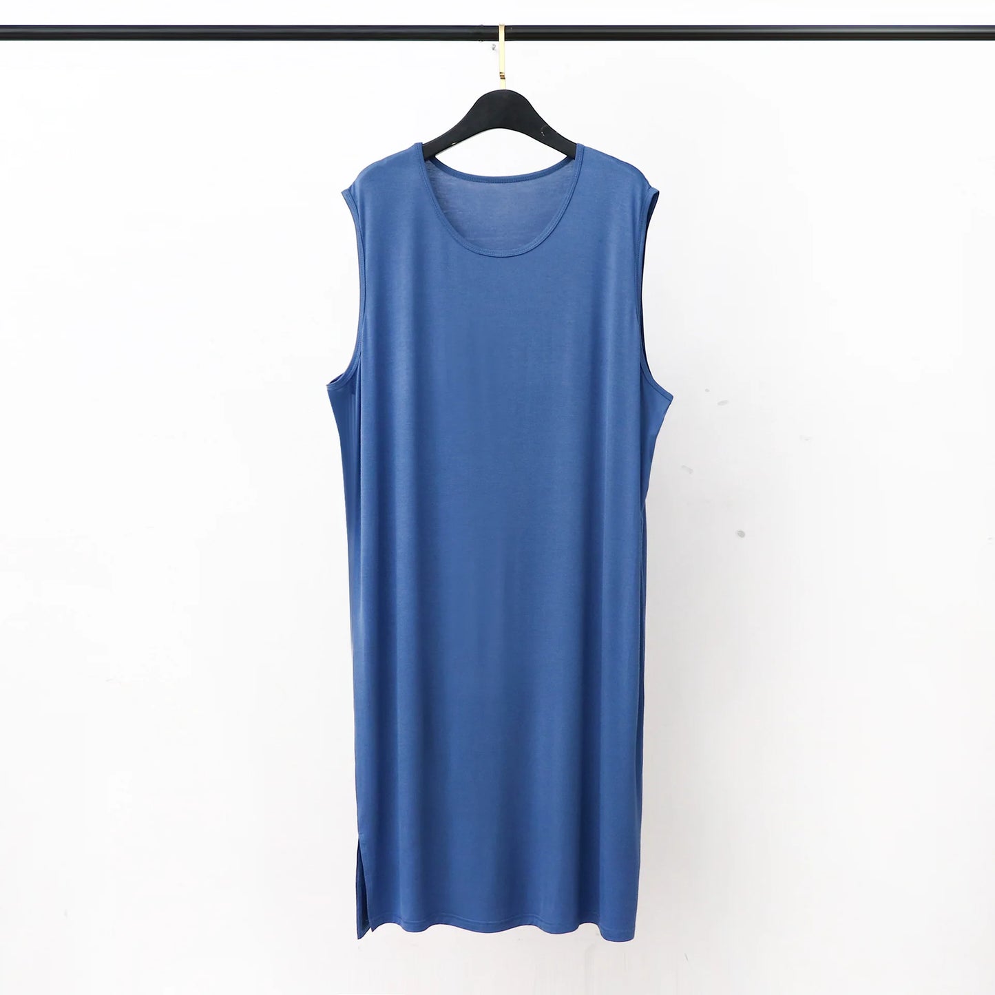 Men's Sleepwear Vest Long Dress Comfortable Home Clothes Bathrobe Sexy Nightwear Spring Summer Autumn Winter Youth Pajamas 