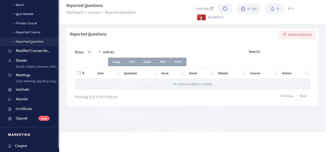 Learning Management System Software with AI Assessment, Adaptive Learning System for Coaching, Corporate, Schools and Colleges
