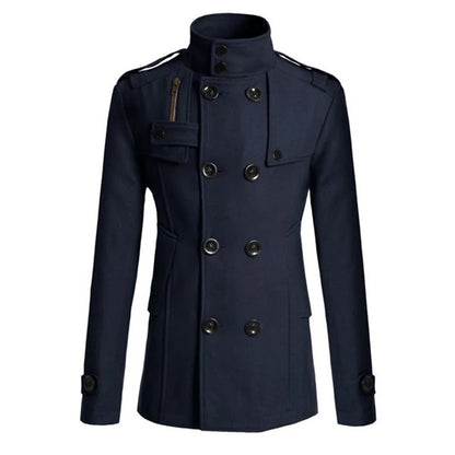 2026 New Men's Wool Overcoat Long Suit Men Woolen Windbreaker Man Woollen Coat Outer for Men Casual Wear Brand Mens Clothing
