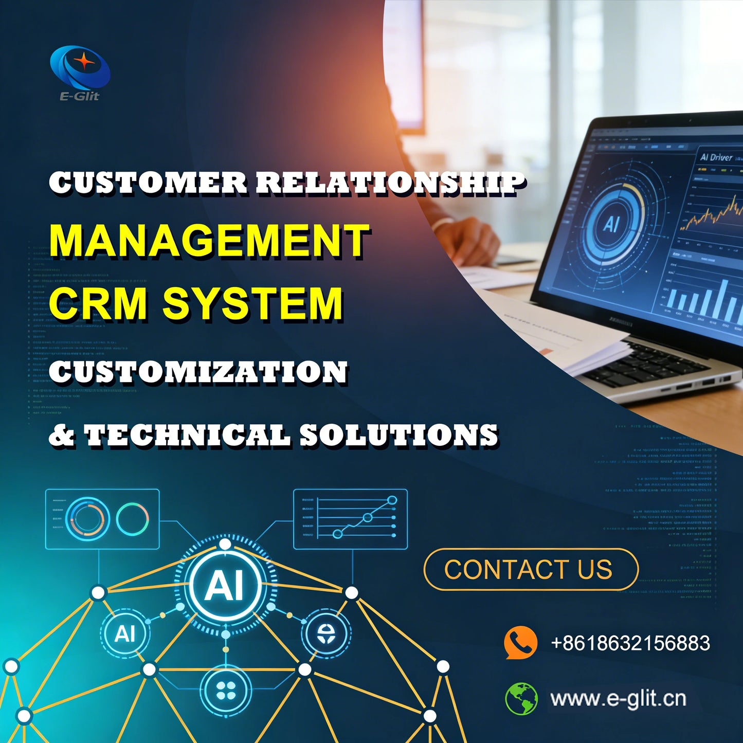 Customized Sales Customer Relationship Management Tracking Locally Deployed Software Based on AI CRM Solution