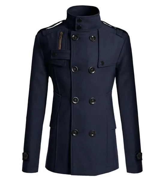 2026 New Men's Wool Overcoat Long Suit Men Woolen Windbreaker Man Woollen Coat Outer for Men Casual Wear Brand Mens Clothing