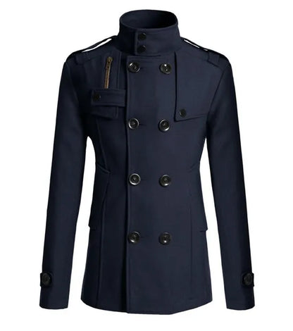 2026 New Men's Wool Overcoat Long Suit Men Woolen Windbreaker Man Woollen Coat Outer for Men Casual Wear Brand Mens Clothing