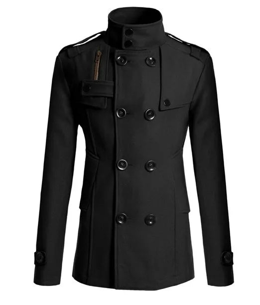 2026 New Men's Wool Overcoat Long Suit Men Woolen Windbreaker Man Woollen Coat Outer for Men Casual Wear Brand Mens Clothing