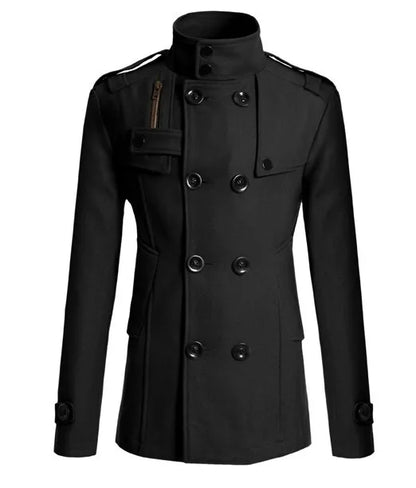2026 New Men's Wool Overcoat Long Suit Men Woolen Windbreaker Man Woollen Coat Outer for Men Casual Wear Brand Mens Clothing