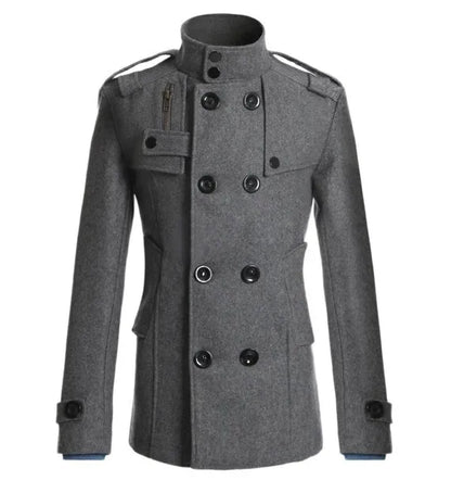 2026 New Men's Wool Overcoat Long Suit Men Woolen Windbreaker Man Woollen Coat Outer for Men Casual Wear Brand Mens Clothing