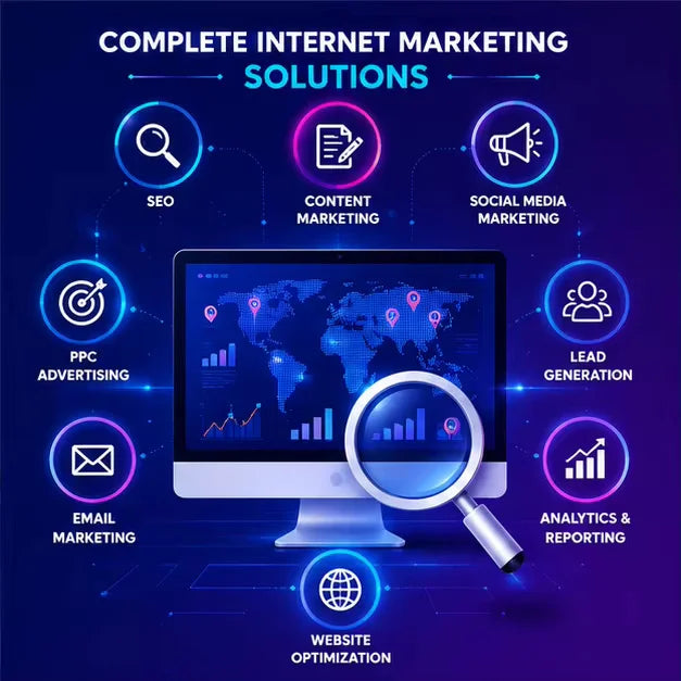 SEO Digital Marketing Service Software AI Powered Analytics Lead Management Internet Marketing Solution for Business MAC