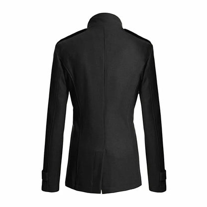 2026 New Men's Wool Overcoat Long Suit Men Woolen Windbreaker Man Woollen Coat Outer for Men Casual Wear Brand Mens Clothing