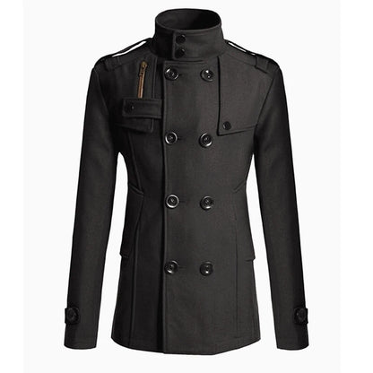 2026 New Men's Wool Overcoat Long Suit Men Woolen Windbreaker Man Woollen Coat Outer for Men Casual Wear Brand Mens Clothing