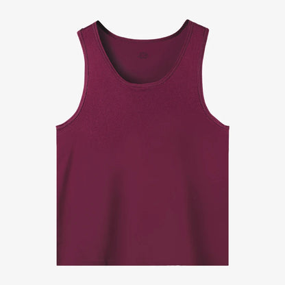 Men's pure cotton vest breathable slim youth sports foundation hurdle I loose summer thin halter undershirt