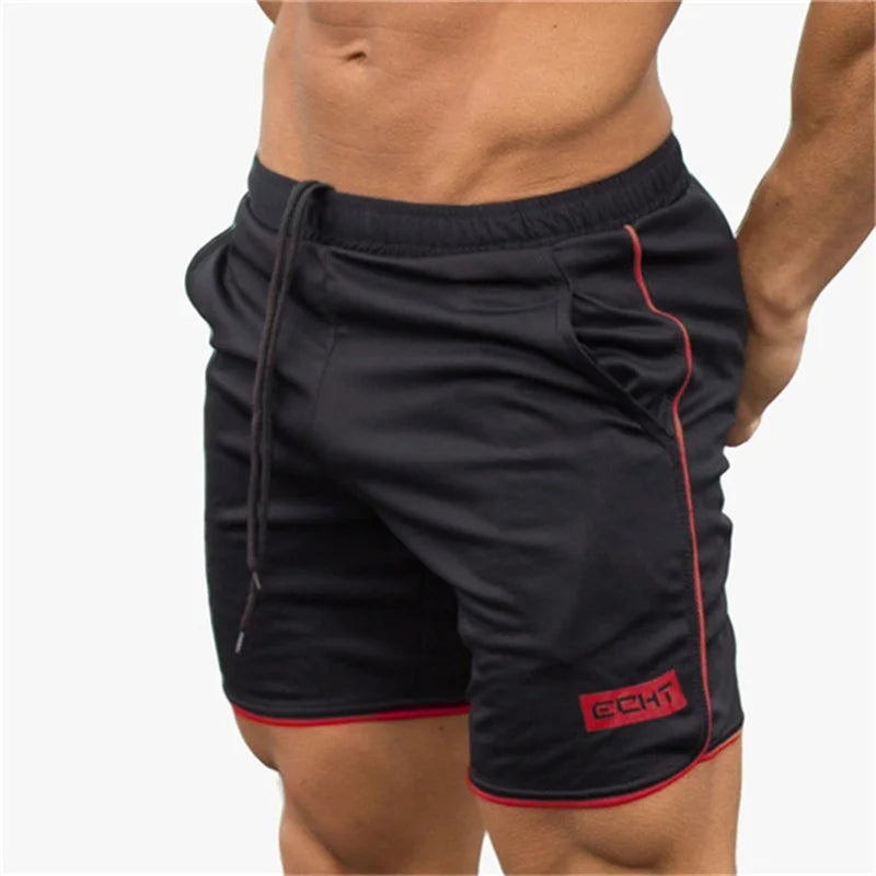 2025 New Men Fitness Shorts Summer Gyms Workout Male Breathable Mesh shorts Quick Dry Sportswear Jogger Beach Short Pants