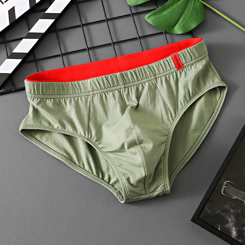 Men's underwear simple ropa interior sexi para hombre breathable bragas japonesas men's cotton boxers & briefs calcinha cuecas