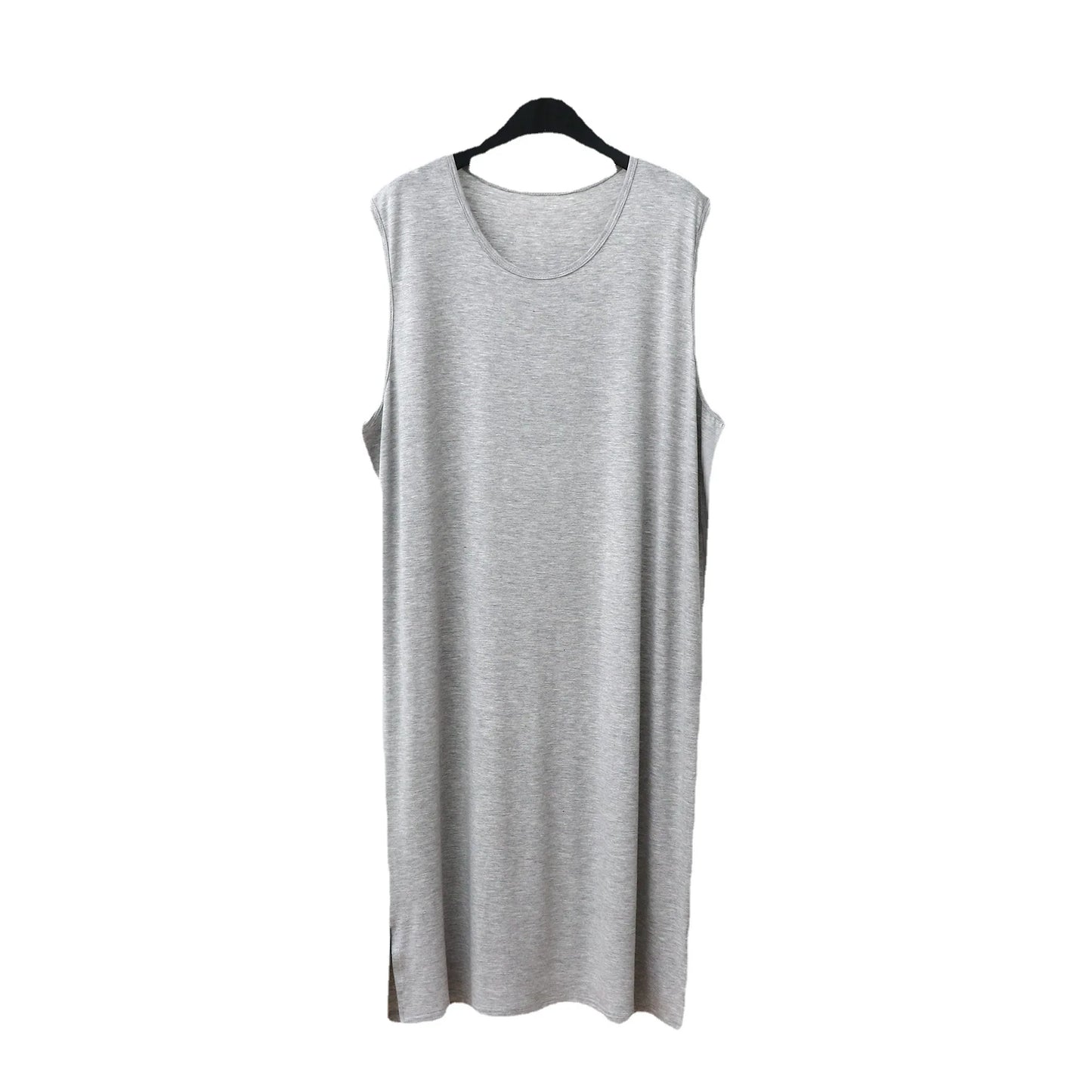 Men's Sleepwear Vest Long Dress Comfortable Home Clothes Bathrobe Sexy Nightwear Spring Summer Autumn Winter Youth Pajamas ﻿