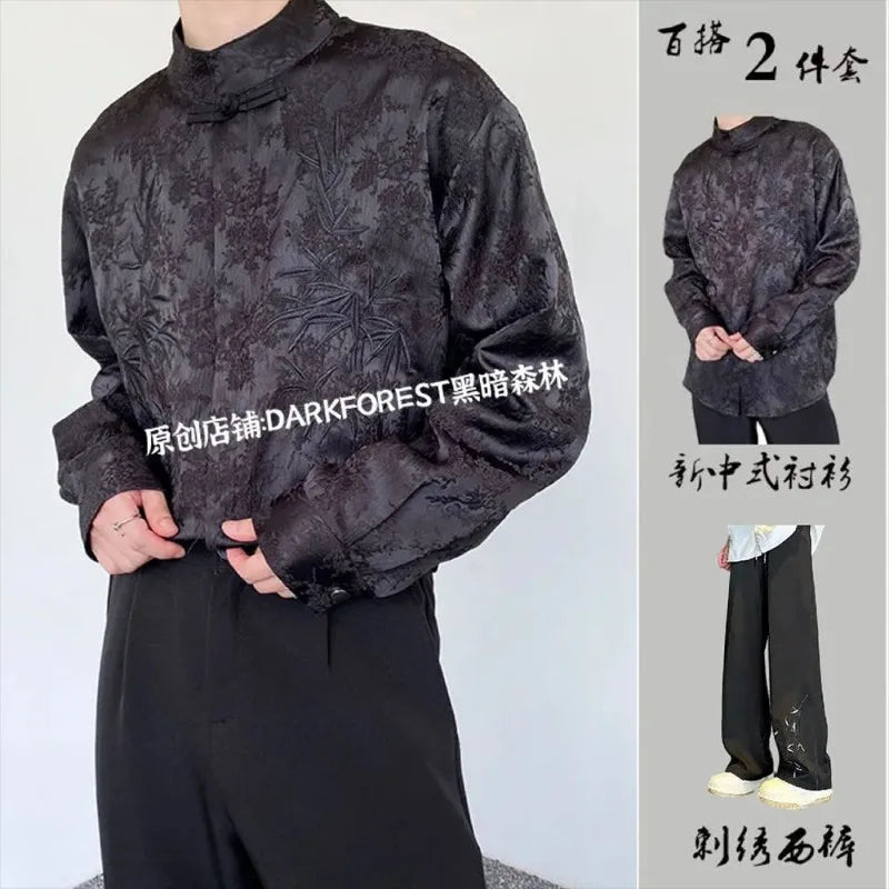 Men's Clothing Oversized Short-Sleeve T-Shirt Loose Casual Basic Top Shirts Sets