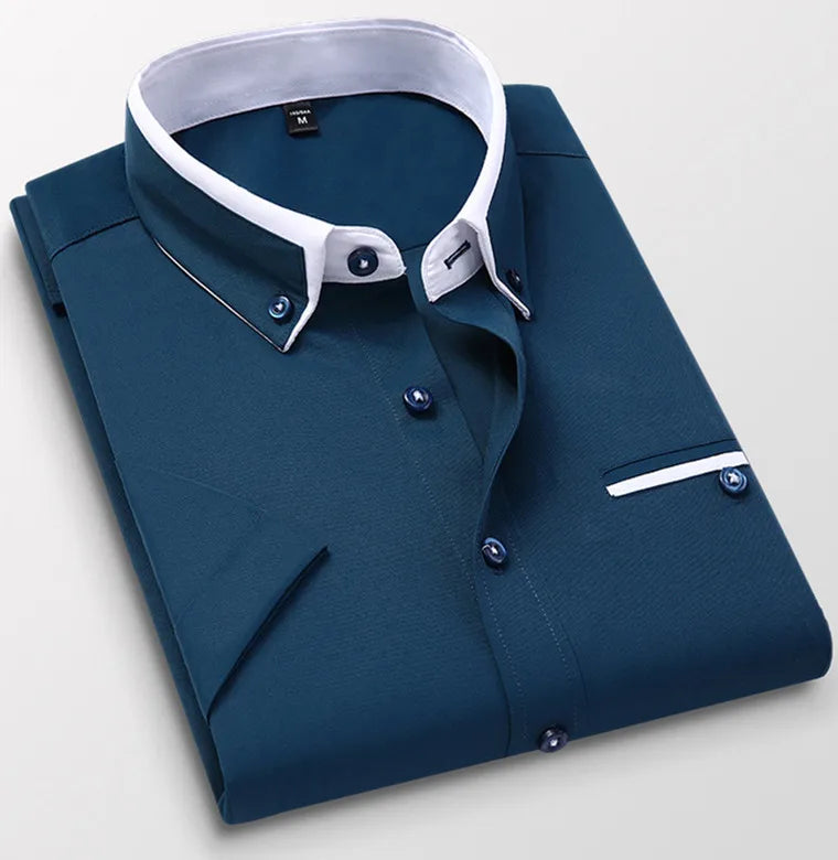 Men's Clothing  Arrival Men Shirt, Fashion Causal Long Sleeved Male Dress Social Business Cotton Shirt Soft Weeding White Shirts