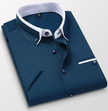 Men's Clothing  Arrival Men Shirt, Fashion Causal Long Sleeved Male Dress Social Business Cotton Shirt Soft Weeding White Shirts