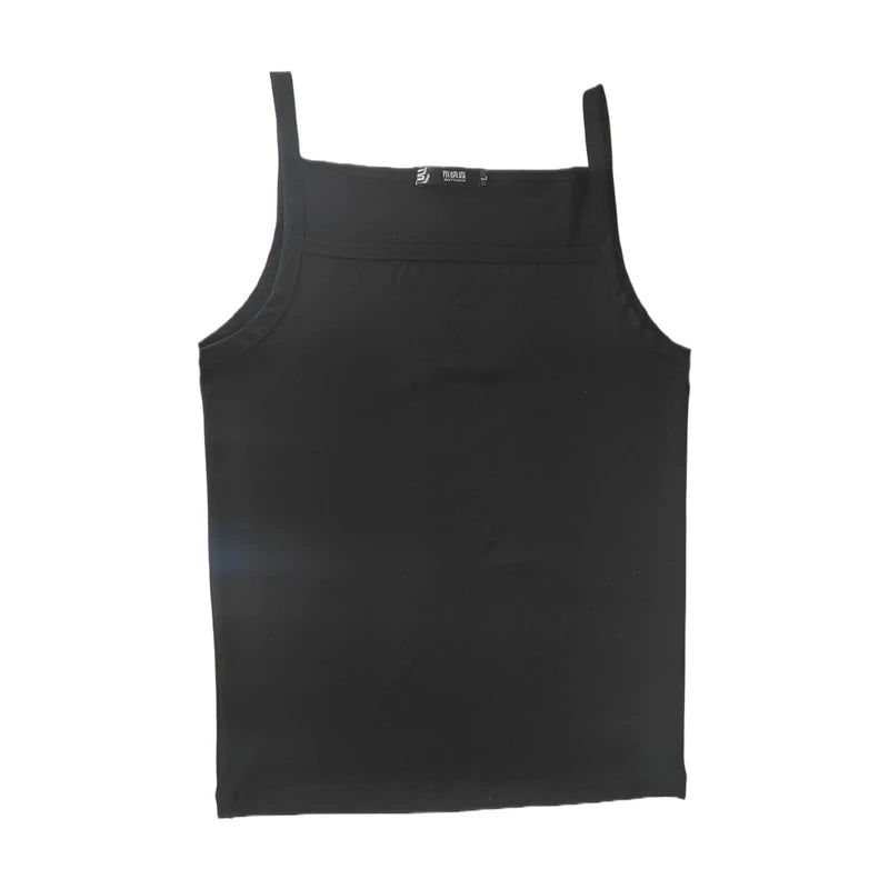 Men's wear sexy men underwear diy Male spaghetti strap low neck tight-fitting vest 100% cotton  t-shirt summer men's clothing