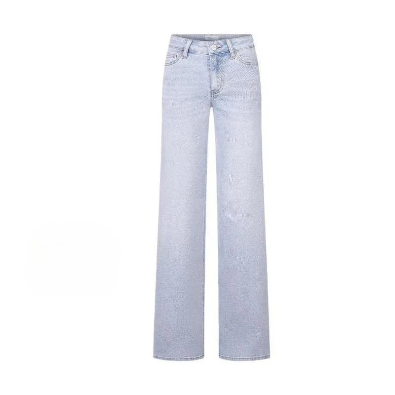 Women's Jeans Low Waist  Loose Floor Length Wide Leg Jeans Casual Daily Vacation Commuting All-match Vintage Y2k Streetwear
