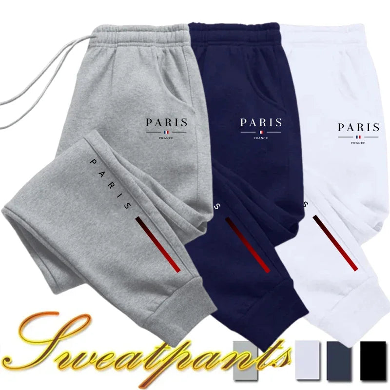 New in Men's Sweatpants Casual Male Sports Fitness Sportswear Outdoors Running Jogging Trousers Elastic Waist Comfort Long Pants