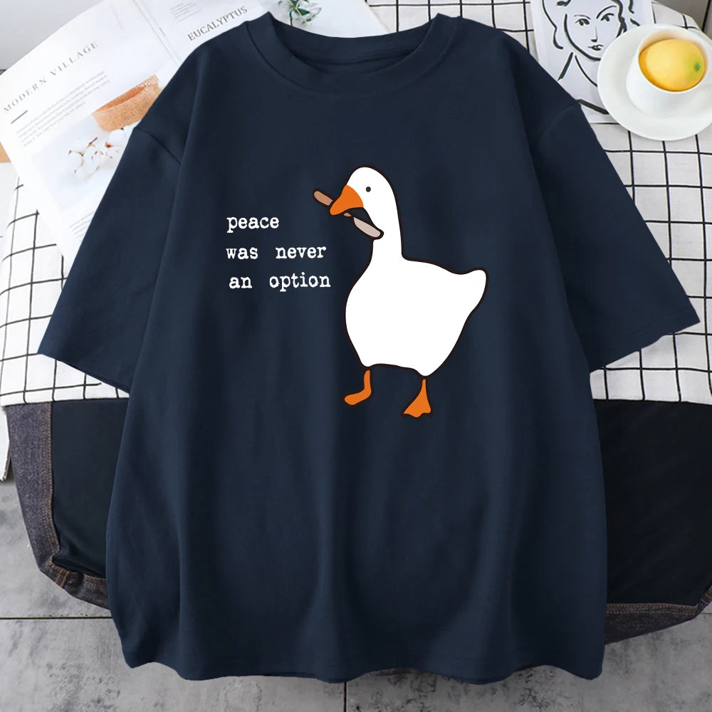 Mans Cotton 100% Tee Clothing Short Sleeve Fashion Casual T-Shirt Fabric Simple Stylish Absorbent Durable Stitching Vintage Tops