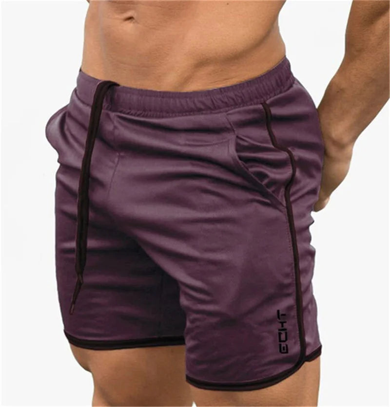 2025 New Men Fitness Shorts Summer Gyms Workout Male Breathable Mesh shorts Quick Dry Sportswear Jogger Beach Short Pants