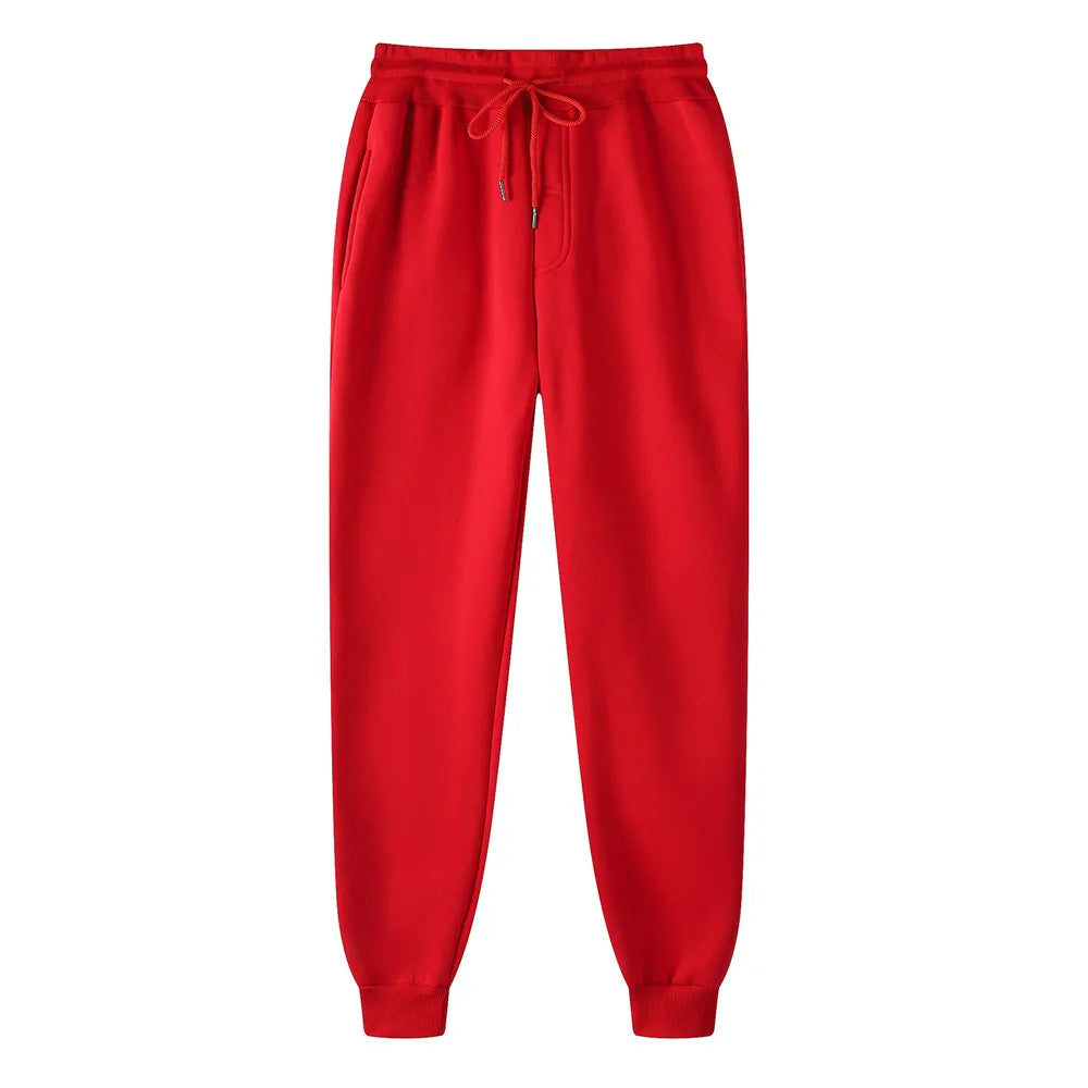 Men Clothing Jogger Pants Men Man Pants for Mens Sweatpants Men's Brushed Gym Women's Winter Trousers Tracksuit Fleece-lined