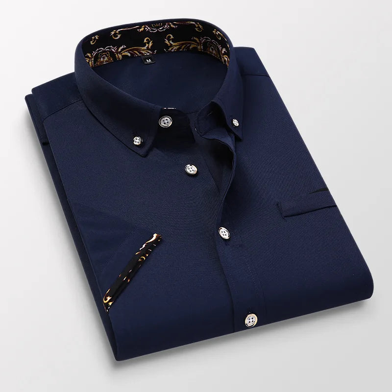 Men's Clothing  Arrival Men Shirt, Fashion Causal Long Sleeved Male Dress Social Business Cotton Shirt Soft Weeding White Shirts