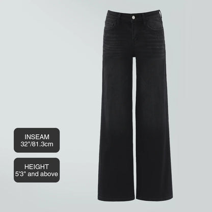 Women's Jeans Low Waist  Loose Floor Length Wide Leg Jeans Casual Daily Vacation Commuting All-match Vintage Y2k Streetwear