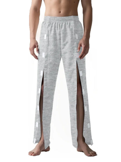 New Men's Patient Clothing Easy To Wear and Take Off Paralysis Incontinence Bedridden Pants Fracture for Men Loose Full Trousers