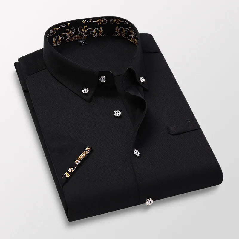 Men's Clothing  Arrival Men Shirt, Fashion Causal Long Sleeved Male Dress Social Business Cotton Shirt Soft Weeding White Shirts