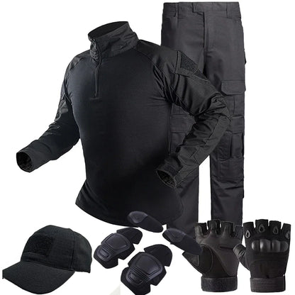 Tactical  Uniform Suits Milit Outdoor Camouflage Suit Hunting Shirts Pants Fish Trainning Airsoft Paintball Clothes Sets