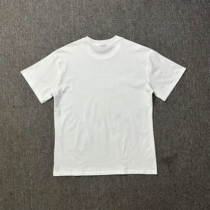 Men's cotton printed T-shirt, street fashion clothing, avant-garde style, retro oversized design.Suitable for both men and women