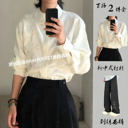 Men's Clothing Oversized Short-Sleeve T-Shirt Loose Casual Basic Top Shirts Sets