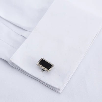 French Shirts for Men Covered Button Solid Plain Long Sleeve Business Party Tuxedo Men Dress Shirt with French Cufflinks