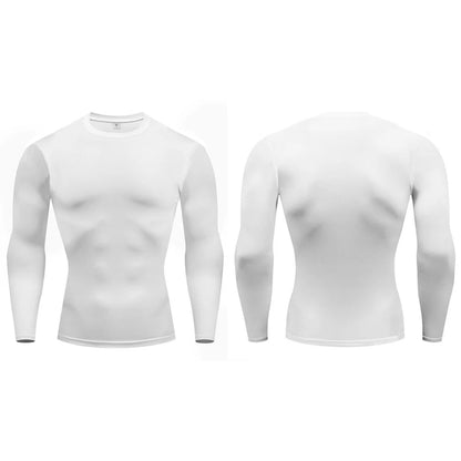 1 or 3 Pack Men's Compression Shirts Long Sleeve Workout Gym T-Shirts Running Tops Cool Quick Dry Sports Baselayer Undershirts