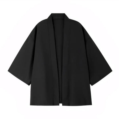 Traditional Asian Clothes:Chinese Style Traditional Clothing Men Summer Lightweight Japanese Kimono Shirt Men Women Cardigan