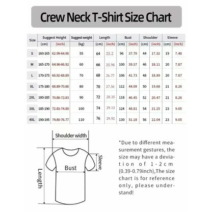 Men's/Women's T-shirts  ICharlie  Cotton T-shirts  Short-sleeved T-shirts  Front-necked Tops  Patterned Printed