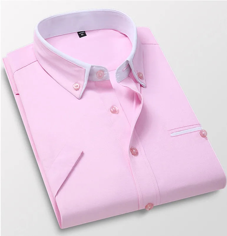 Men's Clothing  Arrival Men Shirt, Fashion Causal Long Sleeved Male Dress Social Business Cotton Shirt Soft Weeding White Shirts