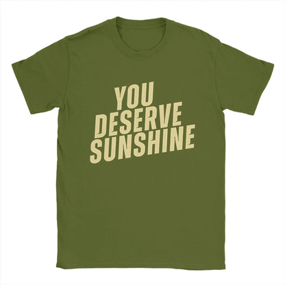 Men T-Shirts You Deserve Sunshine   Scott Hunter  Kip Grady Cotton Tee Shirt Short Sleeve Heated Rivalry T Shirt Printing