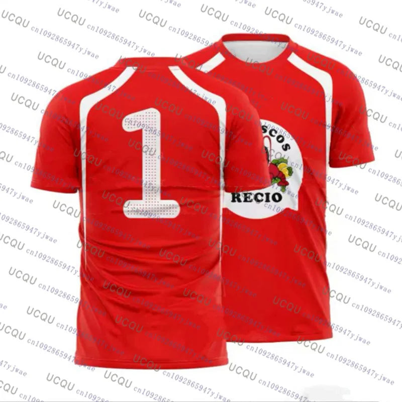 2026 Seafood Shrimp Recio Print Men's Sportwear Casual Christmas Gift Party Tee Top Unisex Breathable Sweat Wicking Sport Tshirt