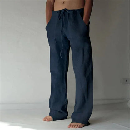 Mens Linen Pants Linen Pants for Men Loose Straight Pants Cotton Linen Cotton Linen Men Pants Linen Oose Linen Pants