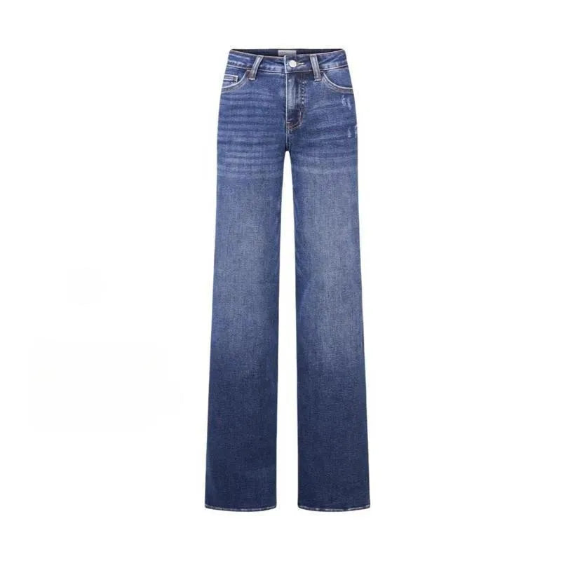 Women's Jeans Low Waist  Loose Floor Length Wide Leg Jeans Casual Daily Vacation Commuting All-match Vintage Y2k Streetwear