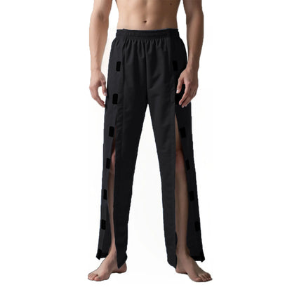 New Men's Patient Clothing Easy To Wear and Take Off Paralysis Incontinence Bedridden Pants Fracture for Men Loose Full Trousers