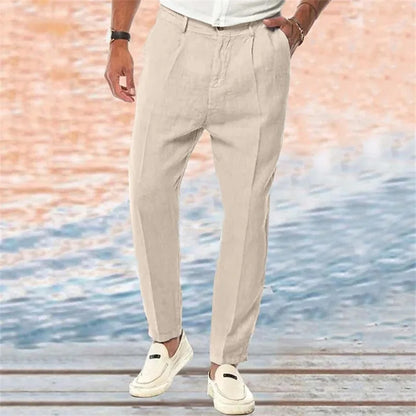 Men's Clothing Straight Solid Color Comfortable Outdoor Casual Loose Casual Pants