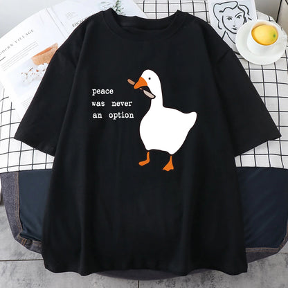 Mans Cotton 100% Tee Clothing Short Sleeve Fashion Casual T-Shirt Fabric Simple Stylish Absorbent Durable Stitching Vintage Tops