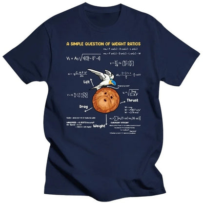 Men's T-Shirts A Simple Question Math Teacher Creative Monty Python Cotton T Shirt Unisex Tshirt Fitness Tees Tops Clothing